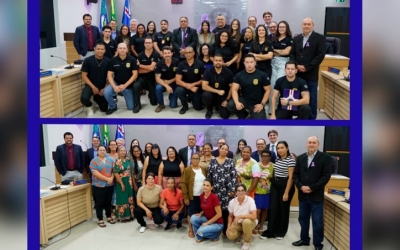 FORAM APRESENTADOS INDICAES, REQUERIMENTO, PROJETO E ENTREGA DE MOES DE APLAUSOS