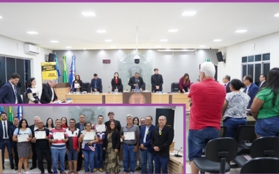 Penltima sesso do ms teve homenagens e aprovao de projetos e requerimentos.