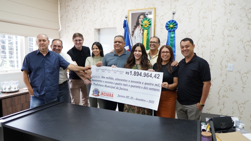  Legislativo devolve R$ 1.894.964.42 ao Executivo, no encerramento de 2025.